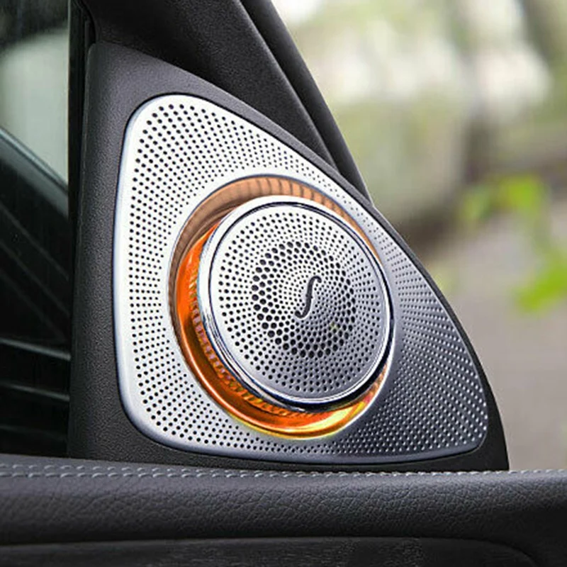  Car Interior 64 Colors Led Ambient Light 3D Rotary Tweeter Speaker Burmester For Mercedes-Benz W213 - 4000125111225