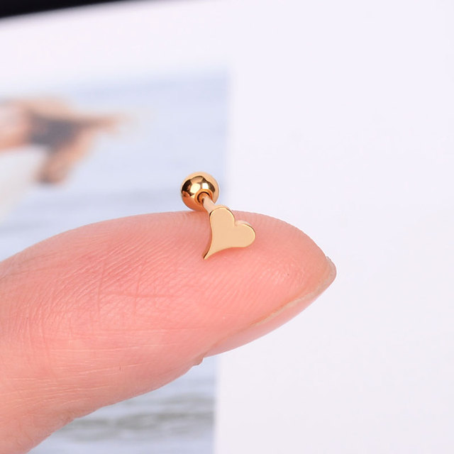 Stainless Steel Mini Stud Earrings Butterfly Snake Stars Helix Cartilage Tragus Labret Lobe Ear Piercing Jewelry