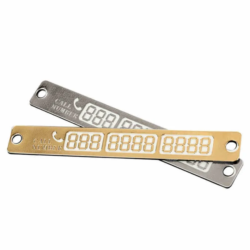 Светящаяся парковочная карта, Временный телефон, номер телефона, карта, автомобильная наклейка, уведомление, ночная присоска, пластина