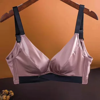 

Non-marking and Rimless Underwear Women Gather Sexy Adjustable Breast Support Bra Sostenes De Mujer Sujetador Stanik Bralette
