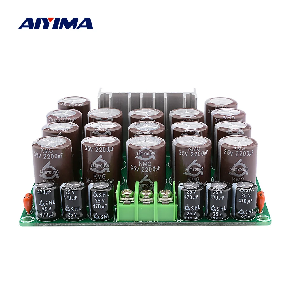 AIYIMA выпрямитель фильтр предусилитель источник питания аудио Плата выпрямителя 25А 2200 мкФ 35 В Высокая мощность ток DIY для домашнего кинотеатра