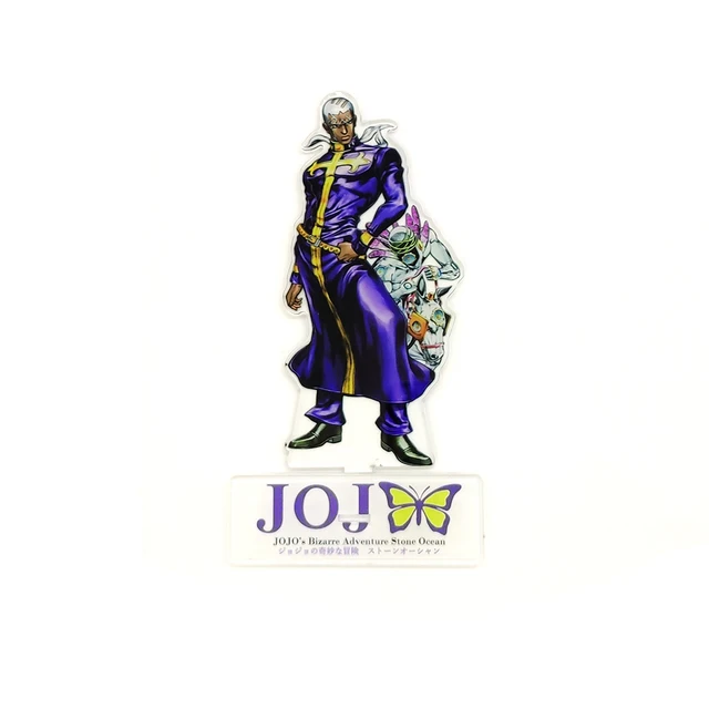 JoJo's Bizarro Aventura Figura Modelo Titular Placa, Pedra Oceano Jolyne  Kujo Jotaro Casal HM, Anime Decorações de Bolo - AliExpress