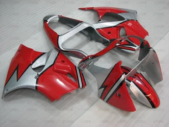 

Fairings for 636 ZX-6r 00 Ninja ZX-6r Fairings 2001 ZX6r 636 Fairing Kits 2000 - 2002 Red White Silvery