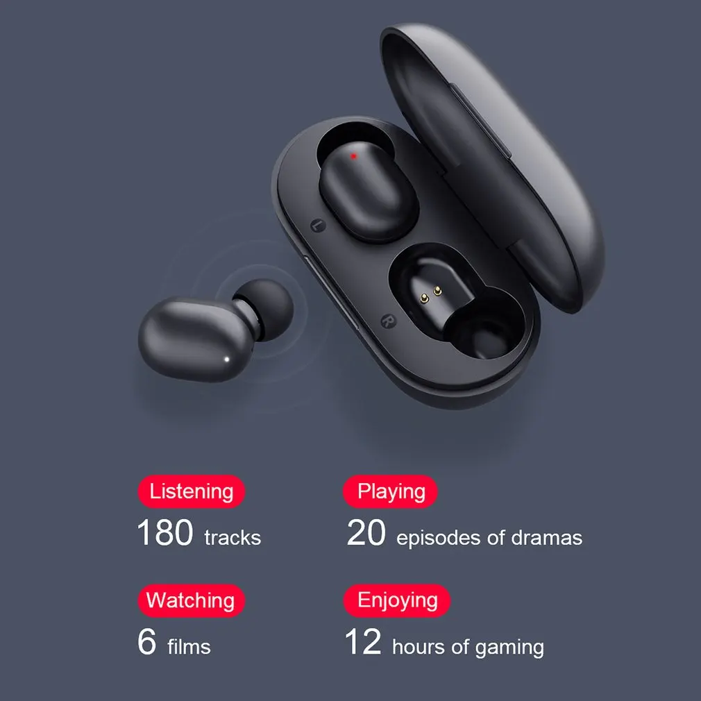 GT1 TWS сенсорные bluetooth-наушники с отпечатком пальца, HD стерео беспроводные наушники, игровая гарнитура с шумоподавлением