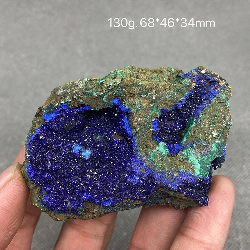 100% Natural beautiful Azurite and Malachite symbiotic mineral specimen crystal Stones crystals Healing | Украшения и аксессуары