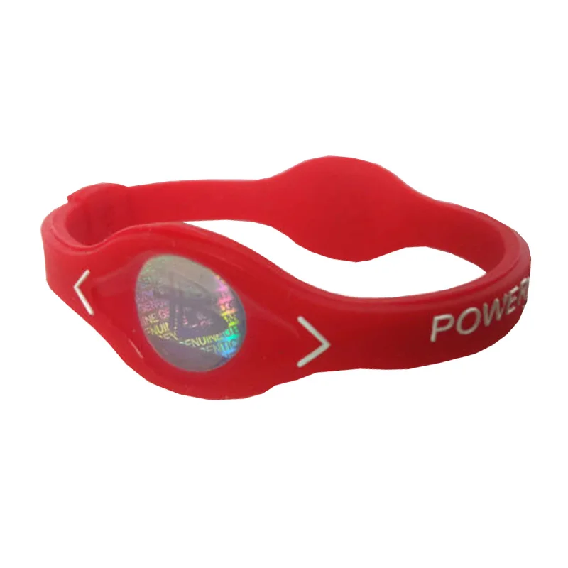 

Power Energy Bracelet Sport Wristbands Balance Ion Magnetic Therapy Silicone Women Men Sport Wristbands Equipment Dropship