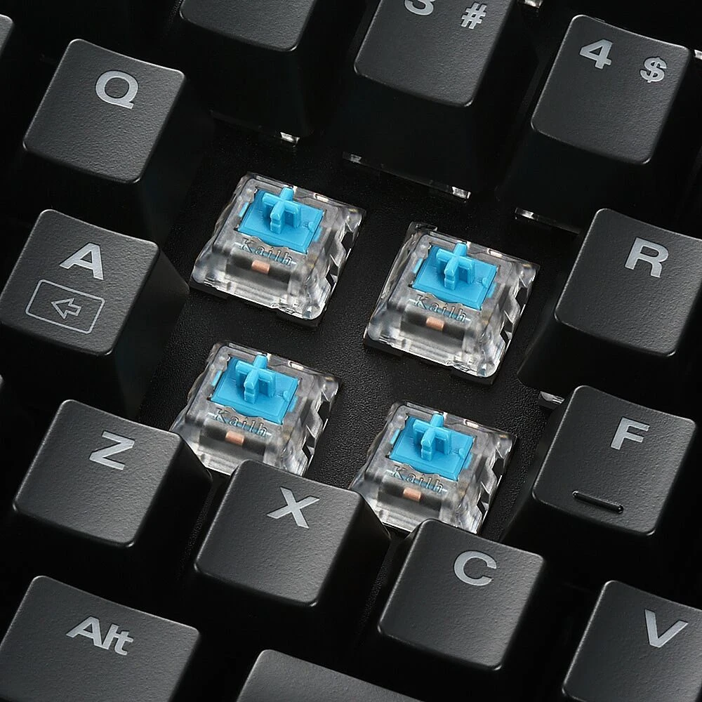 Клавиатура Sharkoon Skiller Mech SGK3 Blue механическая, проводная, подсветка RGB, USB, цвет: черный
