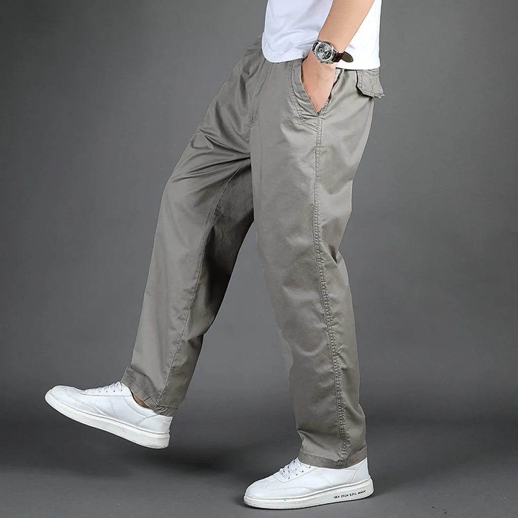 Pantalones hombre мужские повседневные Модные свободные спортивные комбинезоны размера плюс, длинные штаны calca masculina