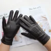 Bickmods New Ladies Deerskin Gloves Colored Fashion Wool Lining Hand-stitched Outdoor Driving Leather Gloves ► Photo 2/6