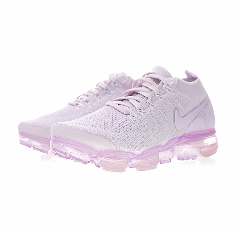 Оригинальные подлинные женские кроссовки для бега NIKE Air Max Vapormax Flyknit, уличная спортивная обувь, низкая, удобная, ударная, 942843