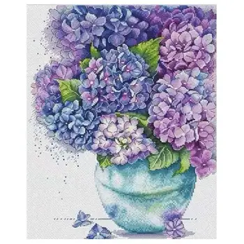 

Pincushion vase flower patterns Counted Cross Stitch 11CT 14CT 18CT DIY Cross Stitch Kits Embroidery Needlework Sets home decor