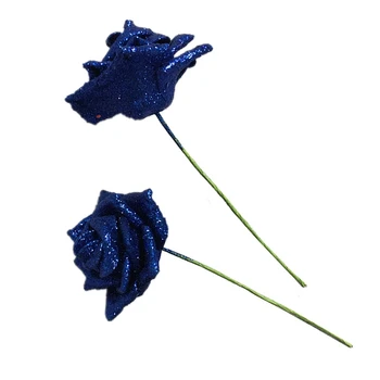 

Gift Box Artificial Flower PE Gold Powder Crystal Rose Branch Home Flower Arrangement Eternal Flower Decoration Bouquet