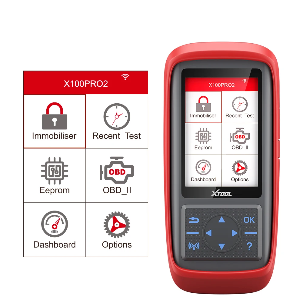 Программатор автомобильных ключей XTOOL X100 PRO2 OBD2/Настройка пробега включая