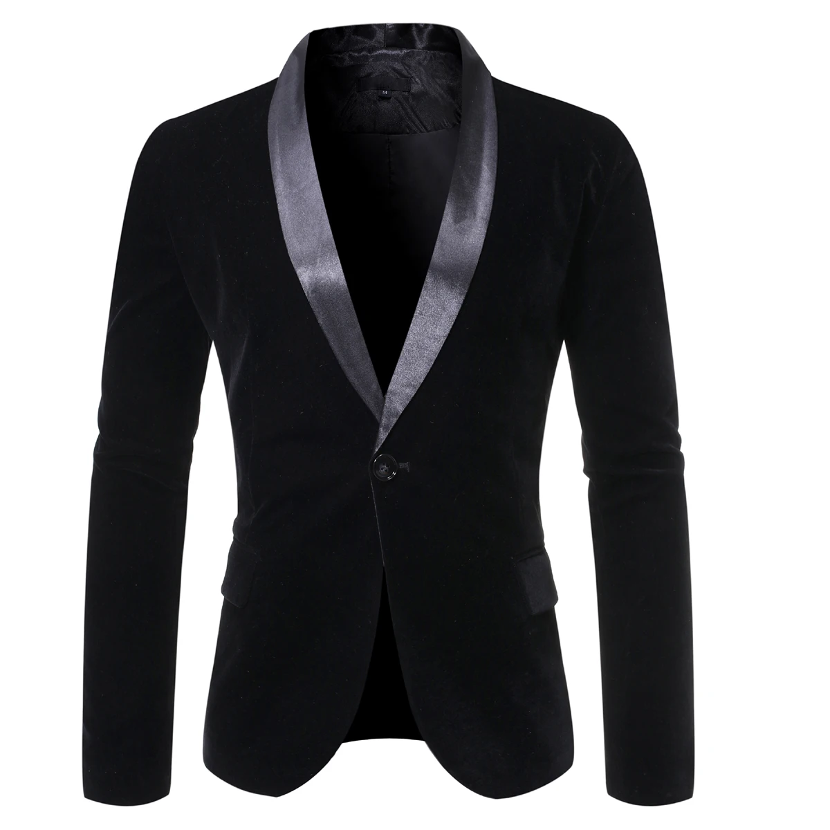 Осенне-зимний пиджак, винтажный роскошный бархатный мужской костюм, пиджак для свадебной вечеринки, официальный приталенный мужской деловой костюм, блейзеры - Цвет: Style 6 Black