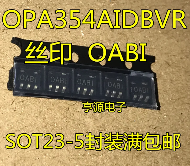 10 шт. OPA354AIDBV OPA354AIDBVR OPA354 шелкография OABI Высокоскоростной операционный усилитель чип