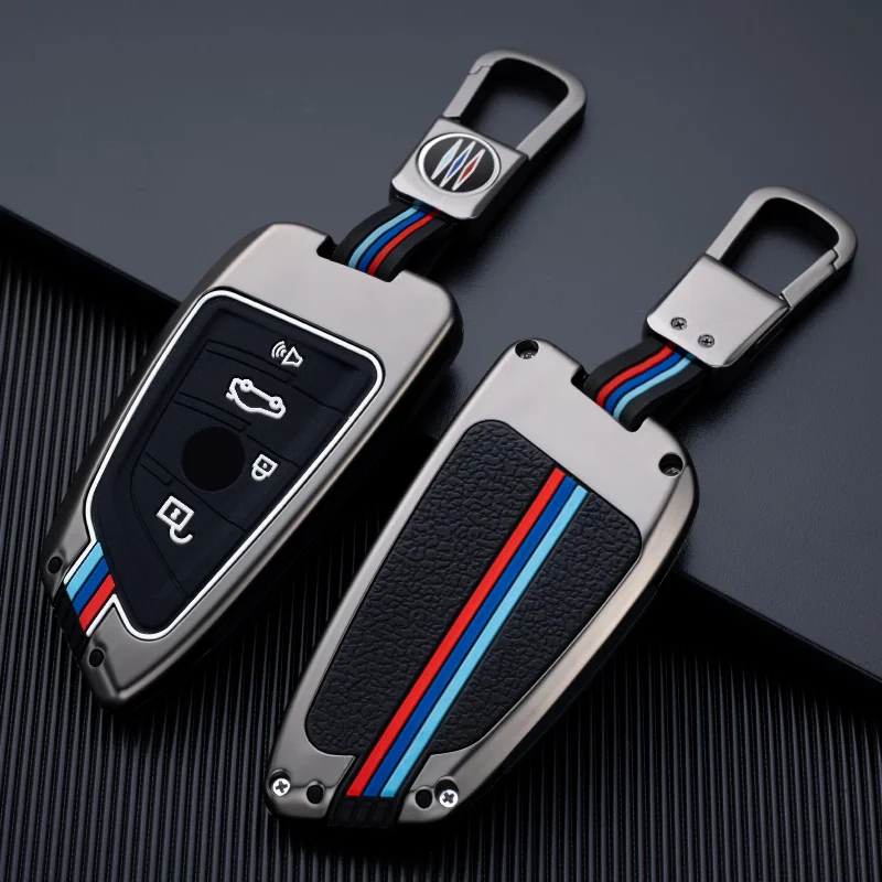 Car Key Case Cover Fob Suit for BMW 2 3 5 7 Series 6GT X1 X3 X5 X6 F45 F46 G20 G30 G32 G11 G12 F48 G01 F15 F85 F16 F86 Keychain |