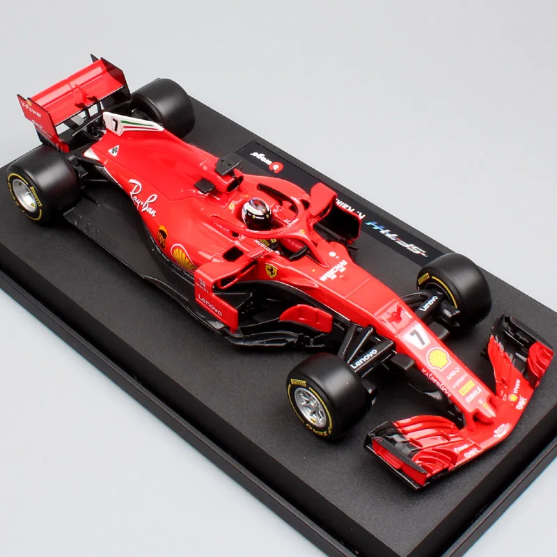 1/18 весы большой BBurago Формула гоночный автомобиль dirver SF90 № 16 Charles Leclerc № 5 Себастьян игрушечные машинки модели автомобилей