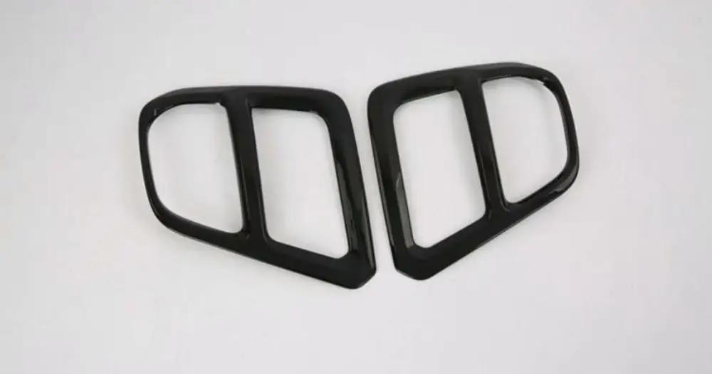 JanDeNing 2 шт./компл. для Subaru Forester ABS Передние противотуманные фары крышка лампы рамка отделка эмблемы черный