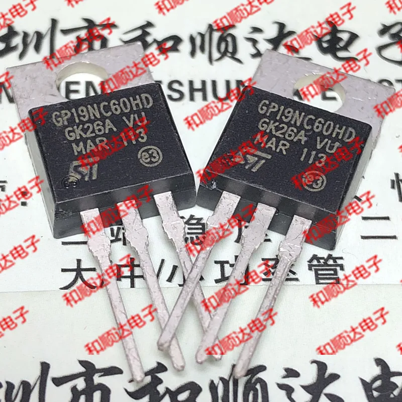 /5 шт/GP19NC60HD STGP19NC60HD TO-220 600V 19A