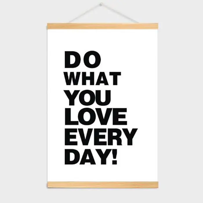 Fashion Framed Letter Pattern Decorative Paintings Wall Home, Hotel, Office Print Decoration As Picture Home Decoration