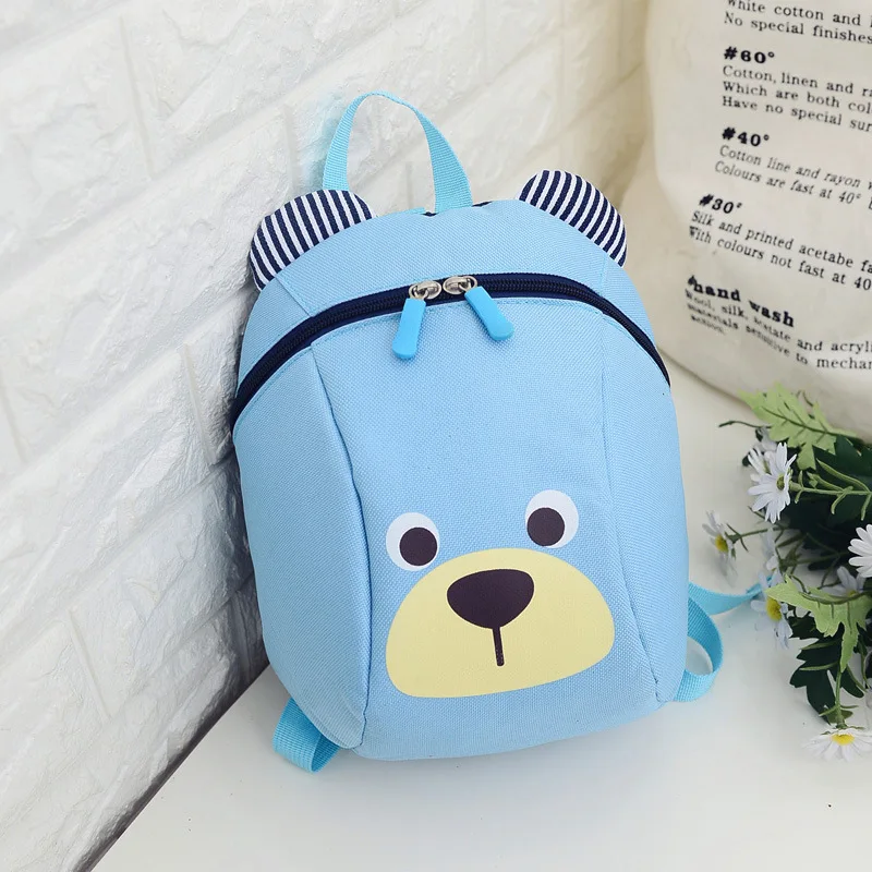 

New Style Kindergarten Primary Class Men And Women CHILDREN'S School Bags 1-3 Years Old Baby Cute Little Bear Anti-Lost Backpack