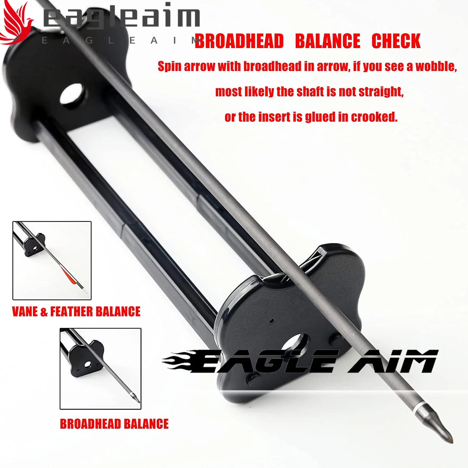 Testeur Flèches Carbone/aluminium - Vérificateur Rectitude Et équilibre