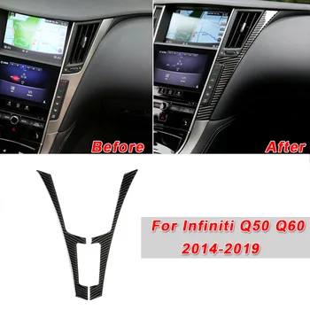 

Auto Panel frame sticker Interior Console For Infiniti Q50 Q60 2014-2019