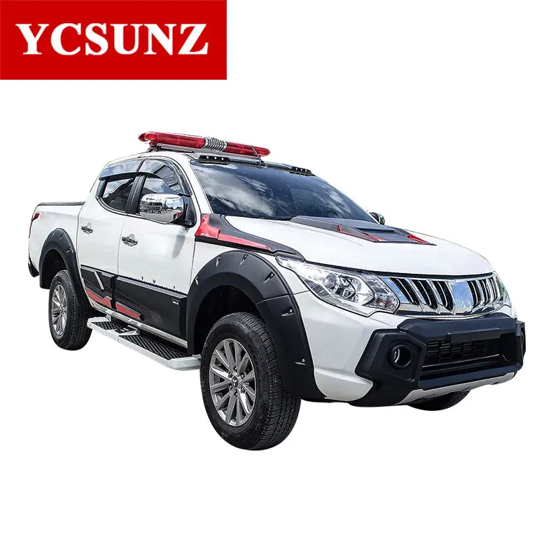 2016 2019 брызговик для Mitsubishi Triton аксессуары 9 дюймов черный L200 2017 2018 YCSUNZ|Грязезащита|