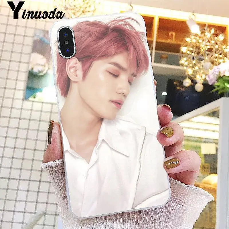 A6 Yinuoda KPOP корейский красивый мальчик NCT шаблон телефон чехол для iPhone 8 7 6 6S Plus X XS MAX 5 5S SE XR 10 Чехлы 11 pro max - Цвет: A6