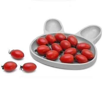

Concrete creative children's products tray silicone mold rabbit shape design cement tray mold