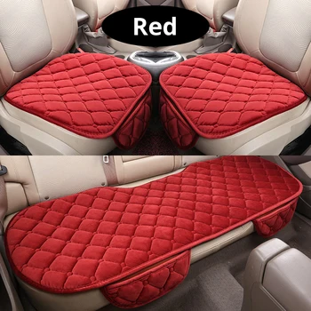 

Universal Car Seat Cushion Fur Car Seat Covers Four Seasons Front Rear Cushion Breathable Protector Mat For mazda Toyota Honda