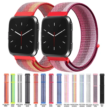 

nlyon strap for Fitbit Versa 2 Lite Soft Nylon Replacement Wristband for Fitbit Versa Lite band Edition smart watch Accessories