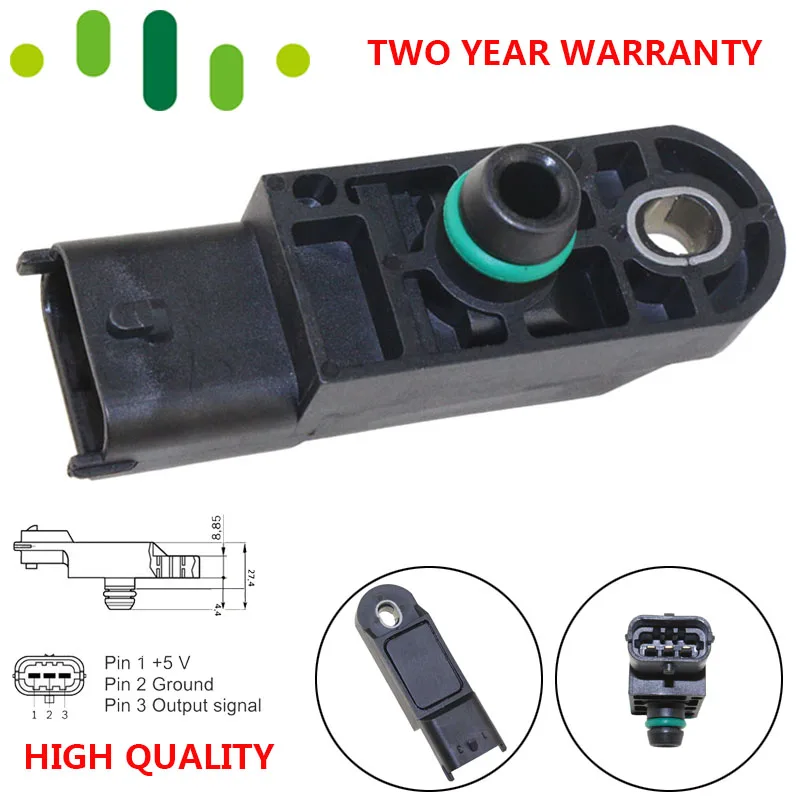 

MAP Sensor For Renault Latitude Master Megane Scenic Trafic Twingo II III Grand Modus VEL Satis 1.2 1.5 2.0 2.2 8200168253