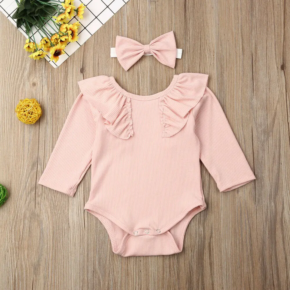 Демисезонная Одежда для новорожденных девочек комплект из 2 предметов