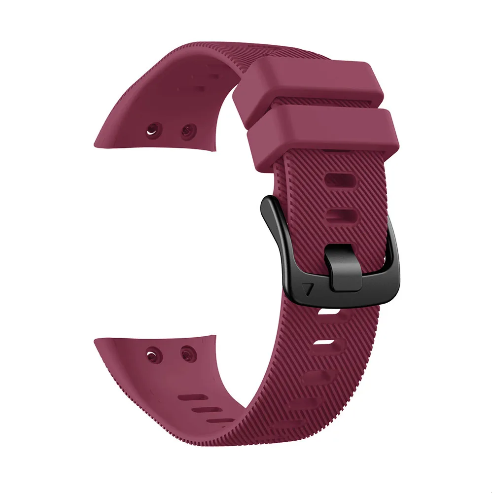 15 цветов Ремешки для наручных часов Garmin Forerunner 45 45S силиконовый спортивный ремешок Браслет 18 мм ремешок для часов с отверткой - Цвет ремешка: Red wine