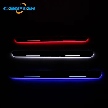 

CARPTAH Trim Pedal Car Exterior Parts LED Door Sill Scuff Plate Pathway Dynamic Streamer light For Toyota Corolla 2014 - 2019