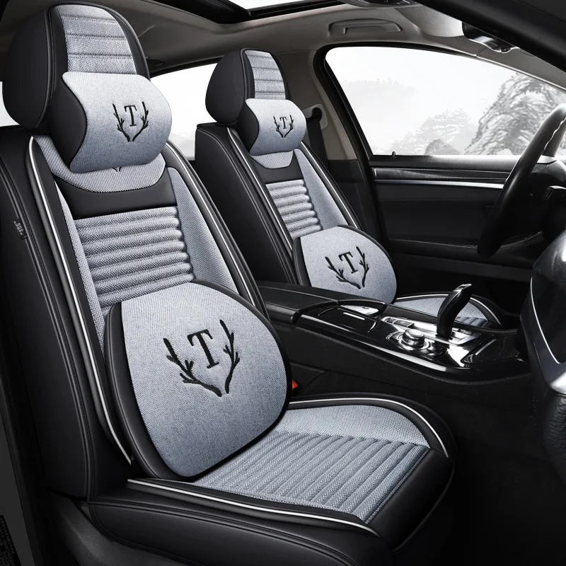 Full Set Car Seat Cover For Ssangyong Kyron Korando Actyon Rodius Rexton Car Accessories