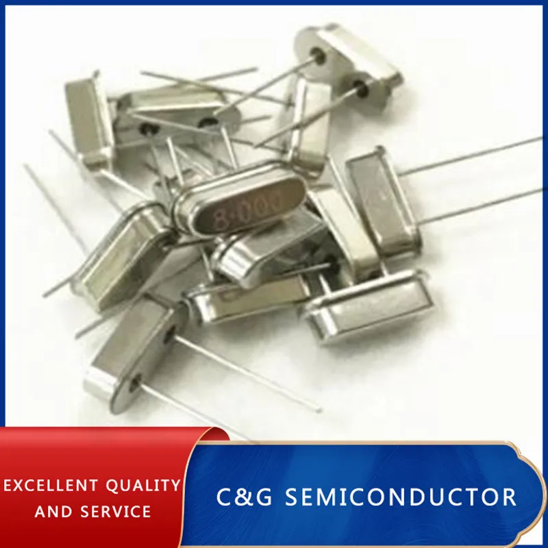 20pcs HC-49S 8M 8MHz Passive Quartz crystal resonator 4Mhz 6Mhz 12Mhz 16Mhz 20Mhz 24Mhz 25MHZ 27MHZ 32MHZ 48MHZ 13.56MHZ 15MHZ