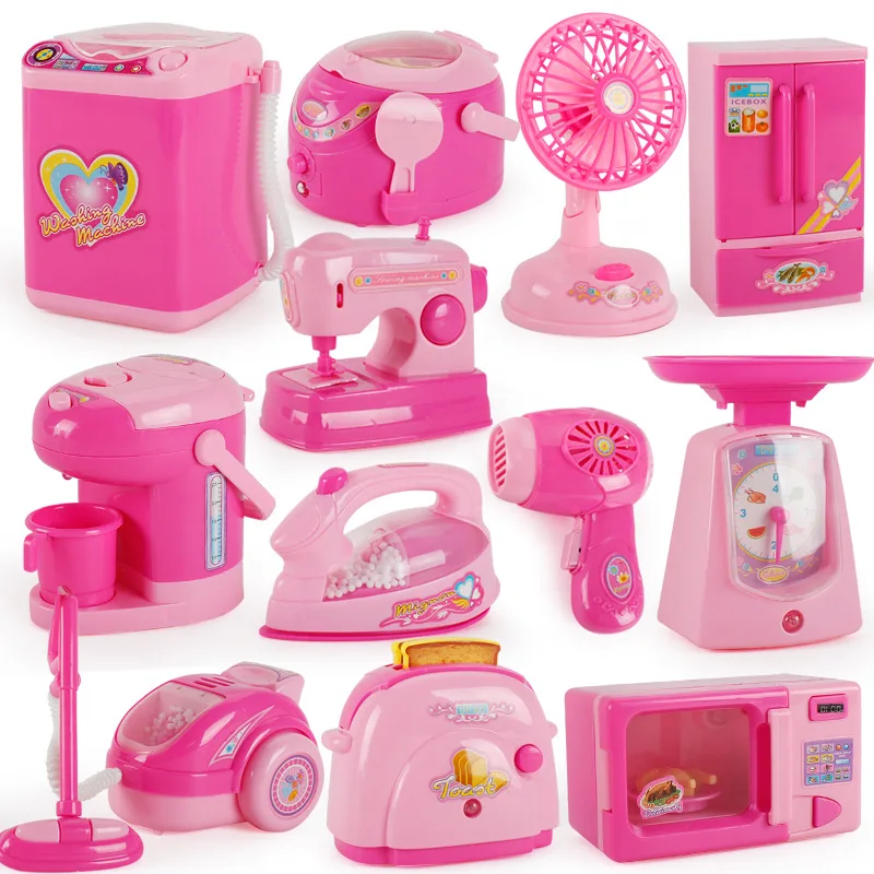  Children Model Mini Small Appliances Toy Set Multi-functional Electric Play House Kitchen 12 Pieces - 4000211281649