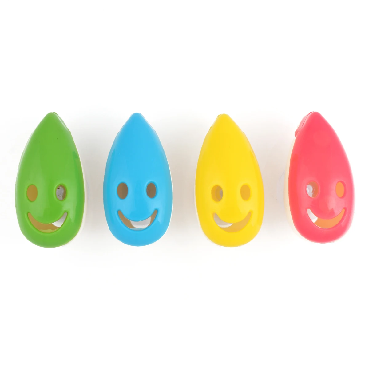 Держатель для зубных щеток милый смайлик чистота и гигиеническая дренаж четыре цвета для ванной комнаты ABS пластик 5*2,5*2 см