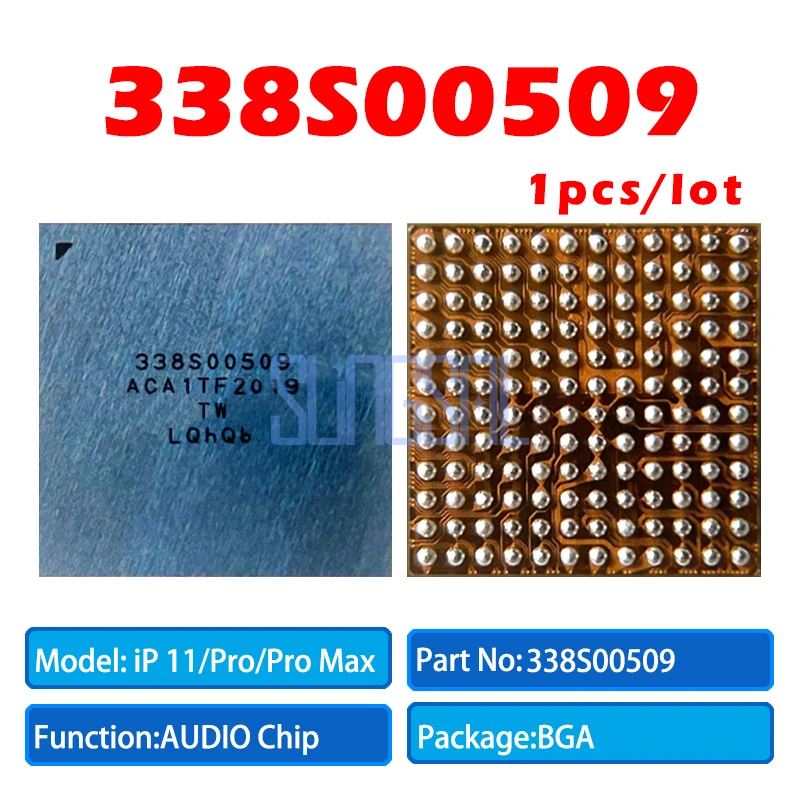1-10 шт. 100% оригинальный 338S00509 для iPhone 11/11 Pro/11 Pro Max главный большой аудио IC кодек