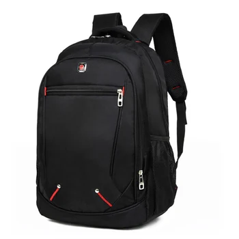 

HEFLASHOR Large-capacity Student Schoolbag Casual Solid Color Material Oxford Man's Backpack Multi-functional Simple Bag