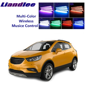 

Liandlee Car Neon Color-Changing Light of Atmibient Inside Footwell Light For Opel Mokka