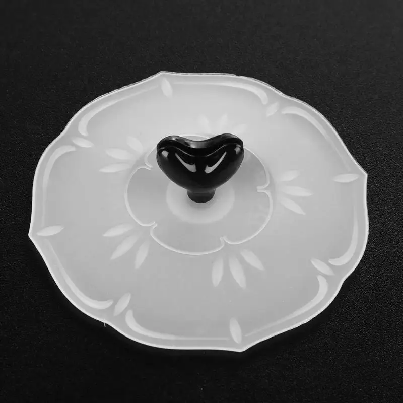 Силиконовая крышка для чашки Love Heart с защитой от пыли герметичные крышки для чая и кофе