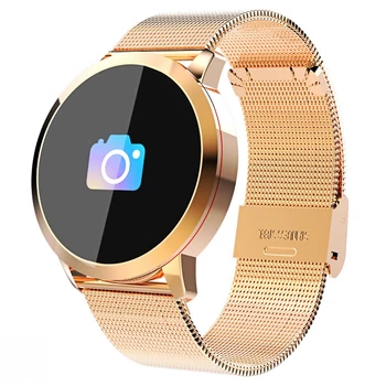 

OLED Bluetooth Smart Q8 Watch Stainless Steel Waterproof Wearable Device Smartwatch Wristwatch Men Women Fitness Tracker