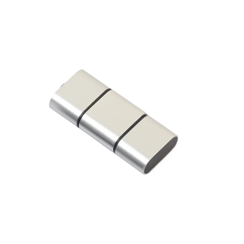 Серебристый Универсальный 2 в 1 OTG type-C кард-ридер USB 2,0 USB A Micro USB Combo TF SD type C кард-ридер для смартфонов ПК - Цвет: Серебристый