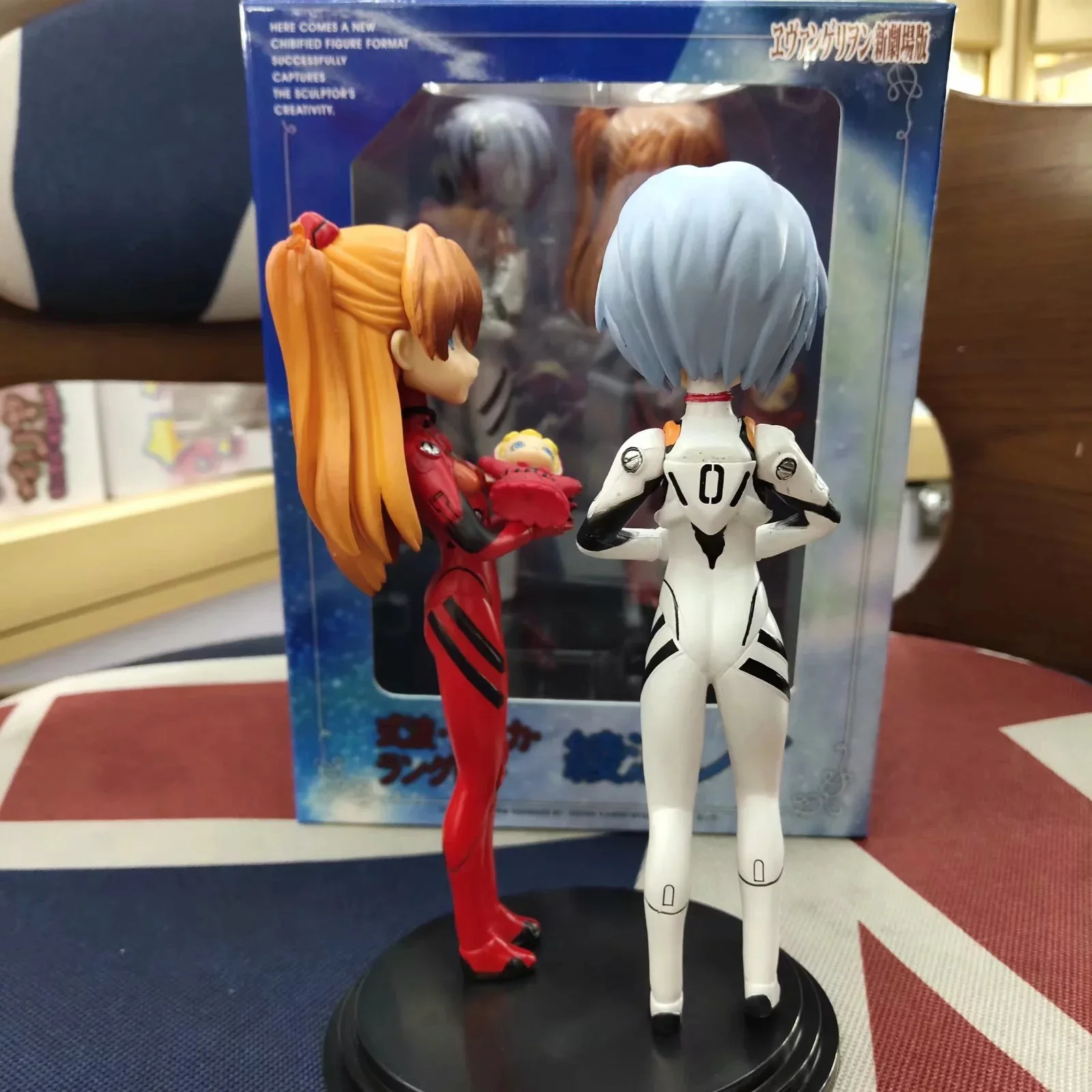 Диффузный динамический квадрат Аниме Eva Euangelion Рей Аянами Asuka милый в коробке гаражный комплект модель
