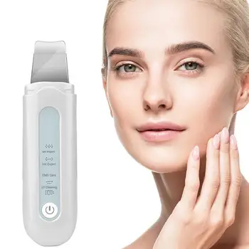 

Ultrasound Skin Scrubber Exfoliating Anti-wrinkle Skin Scrubber With 4 Models Blackhead Remover Skin Spatula Tools