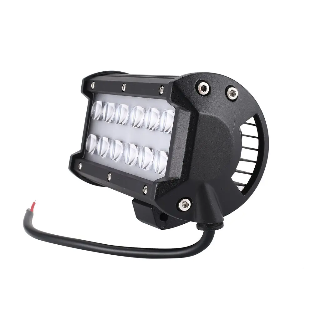 36W 12V светодиодный свет работы 60 градусов высокая мощность для бездорожья светлый круглый внедорожный светодиодный Рабочий фонарь лампа заливающего света для катание на лодках