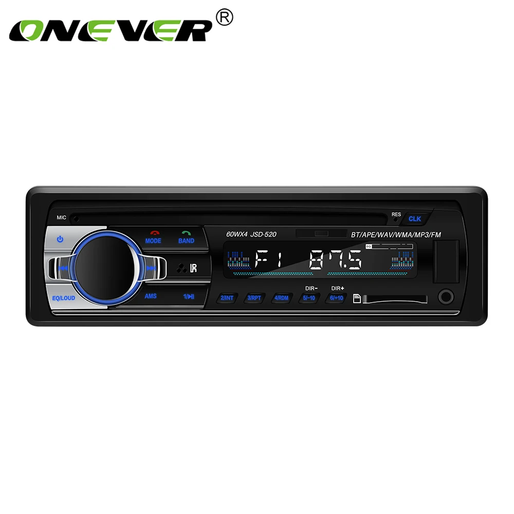 TiOODRE Bluetooth автомобильный стерео аудио в тире FM MP3 радио плеер DC 12 В USB MP3 MMC WMA FLAC автомобильный Радио плеер с AUX-IN SD USB